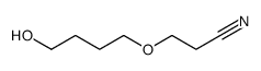 3-(4-hydroxybutoxy)propanenitrile结构式