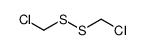 chloro-(chloromethyldisulfanyl)methane Structure