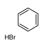 benzene,hydrobromide Structure