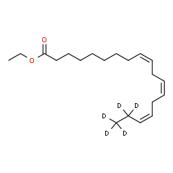 α-Linolenic Acid ethyl ester-d5结构式