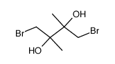 1,4-dibromo-2,3-dimethyl-butane-2,3-diol结构式