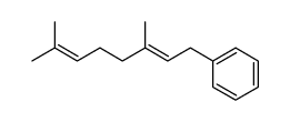 1-((E)-3,7-dimethylocta-2,6-dienyl)benzene Structure