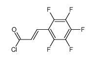 Pentafluoro-cinnamoylchlorid Structure