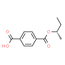 1,4-Benzenedicarboxylic acid, mono[(1S)-1-methylpropyl] ester (9CI) Structure