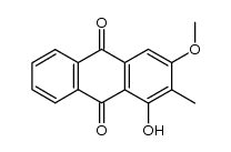1-hydroxy-3-methoxy-2-methylanthraquinone Structure