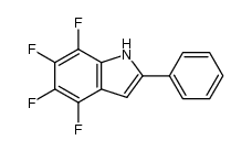 4,5,6,7-tetrafluoro-2-phenylindole结构式