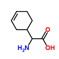 Amino(3-cyclohexen-1-yl)acetic acid Structure