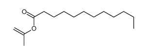prop-1-en-2-yl dodecanoate Structure