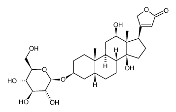 digoxigenin 3β-β-D-glucoside结构式