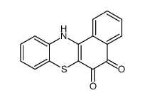 6-HYDROXYBENZO(A)PHENOTHIAZIN-5-ONE结构式