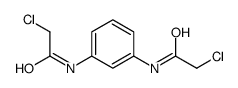 2-chloro-N-[3-[(2-chloroacetyl)amino]phenyl]acetamide Structure