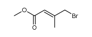 methyl 4-bromo-3-methyl-2-butenoate Structure