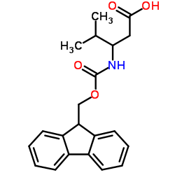 3-(Fmoc-amino)-4-Methylpentanoic acid Structure