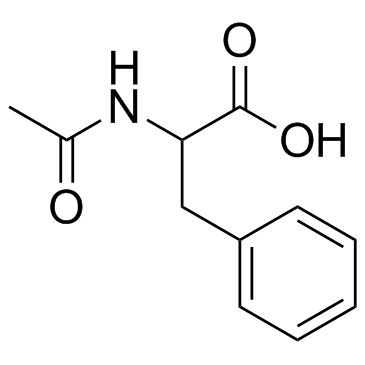 N-乙酰-DL-苯丙氨酸结构式