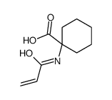 1-(prop-2-enoylamino)cyclohexane-1-carboxylic acid结构式