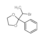 1,3-Dioxolane,2-(1-bromoethyl)-2-phenyl-结构式