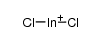monoindium(III) dichloride结构式