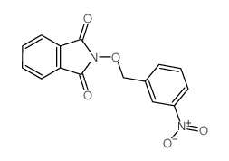 1H-Isoindole-1,3(2H)-dione,2-[(3-nitrophenyl)methoxy]- Structure