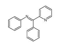 N-[α-(2-Pyridinyl)benzylidene]aniline Structure
