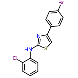 4-(4-Bromophenyl)-N-(2-chlorophenyl)-1,3-thiazol-2-amine Structure