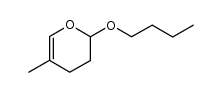 2-Butoxy-5-methyl-3,4-dihydro-2H-pyran结构式