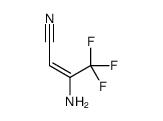 3-氨基-4,4,4-三氟-2-丁烯腈结构式