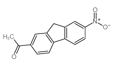 1-(7-硝基-9H-芴-2-基)-乙酮结构式