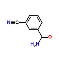 3-氰基苯甲酰胺结构式