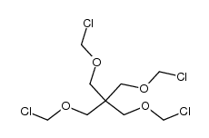 1,3-bis-chloromethoxy-2,2-bis-(chloromethoxy-methyl)-propane Structure