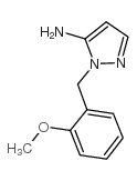 1-(2-甲氧基苄基)-1H-吡唑-5-胺结构式
