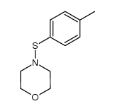 4-morpholinyl p-methylphenyl sulfide结构式