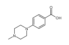 4-(4-methyl-1-piperazinyl)benzoic acid结构式