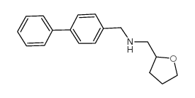 BIPHENYL-4-YLMETHYL-(TETRAHYDRO-FURAN-2-YLMETHYL)-AMINE结构式