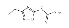 (3-ethyl-[1,2,4]oxadiazol-5-yl)-guanidine结构式