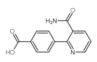 4-(3-(Carbamoyl)pyridin-2-yl)benzoic acid Structure