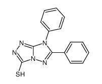 6,7-diphenyl-3-mercapto-1,2,4-triazolo-[4,3-b]-1,2,4-triazole Structure