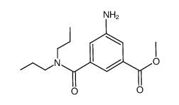 5-amino-N,N-dipropyl-isophthalamic acid methyl ester结构式