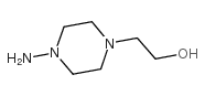 1-氨基-4-(2-羟乙基)哌嗪结构式