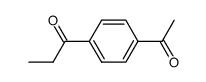 1-(4-acetylphenyl)propan-1-one结构式