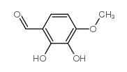 2,3-二羟基-4-甲氧基苯甲醛结构式