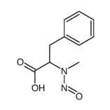 N-亚硝基-N-甲基-DL-苯丙氨酸结构式