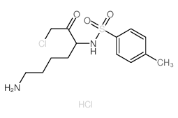 TLCK(甲苯磺酰-L-赖氨酰-氯甲烷盐酸盐)结构式