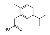 (5-isopropyl-2-methyl-phenyl)-acetic acid结构式