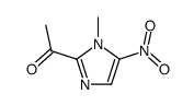 2-acetyl-1-methyl-4-nitroimidazole Structure