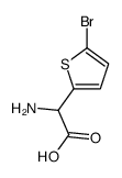 DL-(5-Bromo-thiophen-2-yl)glycine结构式