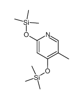 5-methyl-2,4-bis((trimethylsilyl)oxy)pyridine结构式