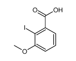 2-碘-3-甲氧基苯甲酸结构式