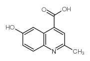 6-羟基-2-甲基喹啉-4-羧酸结构式