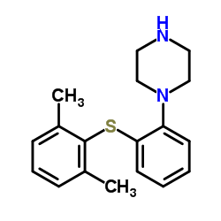 1-{2-[(2,6-Dimethylphenyl)sulfanyl]phenyl}piperazine Structure