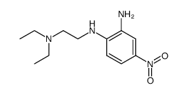 N(1)-(2-(diethylamino)ethyl)-4-nitrobenzene-1,2-diamine结构式